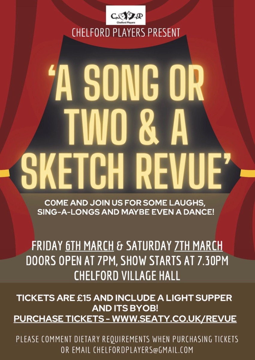 A song or two & a sketch revue